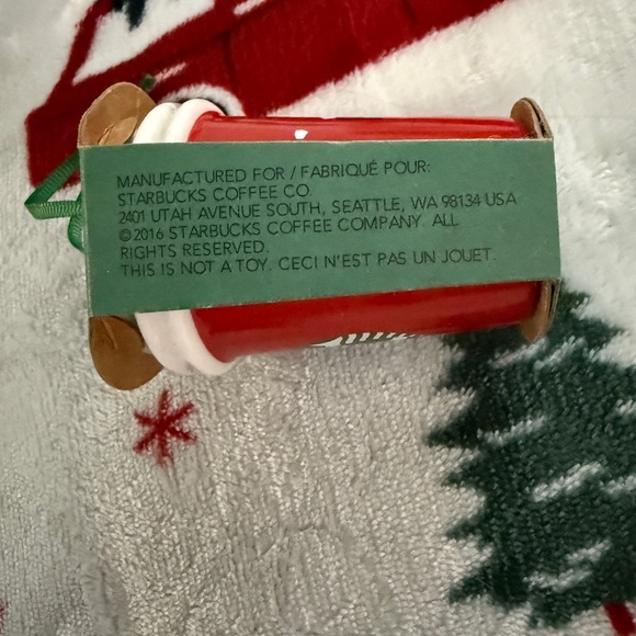 Hawai’i Starbucks Red Ceramic Ornament - Picture 4 of 4